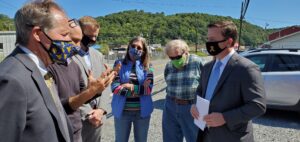 Salango goes after Justice on roads prior to tour of Monongalia County